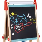 Hape Kunst Met Krijt En Stencils