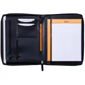 Rhodia Schrijfmap - Conferentiemap - Kunstleer - A5 - Zwart