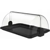 Biesse L178-03 Polybox – Buffetvitrine – Vitrine – Multifunctionele Kaas- en Brooddoos – 47 x 32 x 20cm - Kunststof – Zwarte bodem