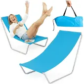 BE-ACTIVE.PL Opvouwbare Strandstoel - Comfortabel en Draagbaar voor Tuin & Strand