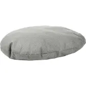 Flamingo hondenmand Baleno, ovaal, grijs, afmetingen: 100 x 76 x 10 cm