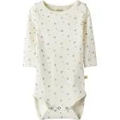 Name it Rompertje/body olijfgroen / lila / wolwit