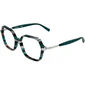 Longchamp LO2782 53/16/140 Gestreept petrol Acetaat DAMES LO2782