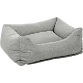 Flamingo kattenbed Baleno, rechthoekig, grijs, afmetingen: 80 x 67 x 22 cm