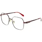 Ferragamo Bril - - SF2239 - Metaal - Bruin (Wijn) - Dames