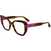 Karl Lagerfeld KL6174 Striped brown/rose 53/17/145 WOMAN Brilmonturen