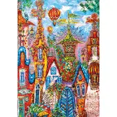 Heye Charming Village - Blue Gate Puzzel (500 stukjes)