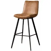 Tower Living Barstoel Pamplona Stof Cognac