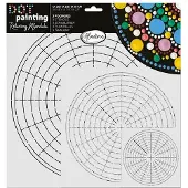 Aladine creatieve sjablonen set mandala dot painting 3 stuks.