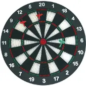 Eduplay dartspel set - dartbord met 6 zachte pijltjes - kinderspel.