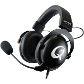 QPAD - QH-95 High End Stereo en 7.1 USB Gaming Headset, Gesloten Oor, Geluidsonderdrukking afneembare Microfoon, Multiplatform