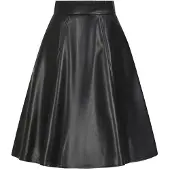 Banned Retro - Rockabilly Midirok - Daphne Skirt - XS tot XL - voor Vrouwen - zwart - Maat S