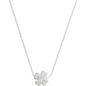 Trendjuwelier huiscollectie 1324661 Zilveren Ketting Klaver 1,3 mm 40 + 5 cm