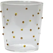 Olsson & Jensen Venezia drinkglas 33 cl Barnsteen stippen