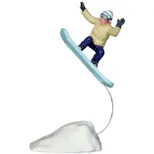 Lemax Vail Village Kerstdorpminiatuur "phat Air!" (snowboarder) 6 X 3,7 X 10,2 Cm