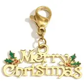 Yehwang Sieradenbedels van roestvrij staal, letter, casual, kerst, eenvoudige serie, damessieraden