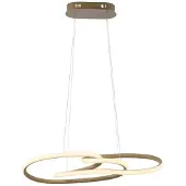 Paul Neuhaus Hanglamp TWIST, dimbaar, crème / amber, Woon-/ Eetkamer, Aluminium, Modern, hanglamp