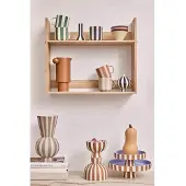 OYOY Toppu taartbord met voet Ø20 cm Caramel-lavender