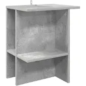 vidaXL Salontafel, betonkleur, 40 x 30 x 49 cm, houtvezel
