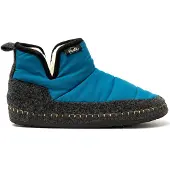Nuvola Nuvola. Huisschoenen 'Boot New Wool' petrol