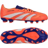 Adidas Kinderen Predator League MG Multi Ground Voetbalschoenen Signal Coral/Cloud White/Beam Orange