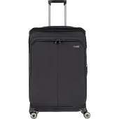 Travelite Priima 4 wielen Trolley 79 cm met uitbreidingsplooi zwart