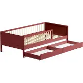 Happy Garden Kinderbed 190x90cm terracotta met laden ADAM