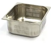 Maxima Gastronorm Bak - 2/3 GN - 15 cm Diep - RVS - Geperforeerd