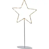 Konstsmide Kerstster op voet | | 40 cm (20 leds, Binnen, Zilver)