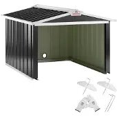 Gardebruk Robotmaaier Garage Antraciet Metaal 86x100x63cm