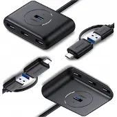 UGREEN USB 3.0 + USB-C 3.1 Hub 4-poorten