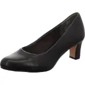 Jana pumps met blokhak, veganistisch, zwart, maat 40