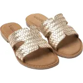 Lazamani 75951 gold dames slippers