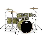 PDP Concept Maple 22" CM7 7pc Shell Pack Satin Olive