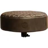 Drum N Base Full Grain Leather Drum Throne Grey (Top Only)