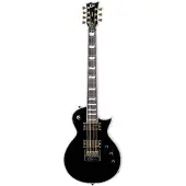 Esp Ltd Deluxe EC-1007B Baritone EverTune Black 7-snarige elektrische gitaar