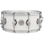 DW Drums DDLG0614SSWH Design Series Maple Gloss White 14 x 6 inch snaredrum