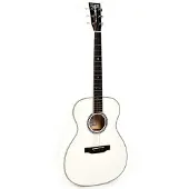 Sigma guitars 000A White Pearl Special Edition elektrisch-akoestische westerngitaar