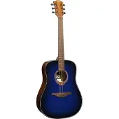 LAG Guitars Tramontane Special Edition Dreadnought T-BLUE-D westerngitaar