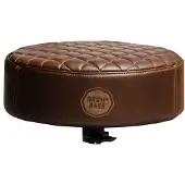 Drum N Base Full Grain Leather Drum Throne Brown (Top Only)