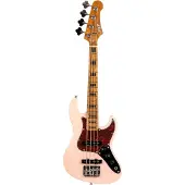 JET Guitars JB-300 Travel Shell Pink compacte elektrische basgitaar