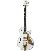 Duesenberg Starplayer TV Phonic Venetian White semi-akoestische gitaar met koffer