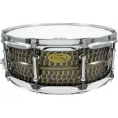 WorldMax 14x5 inch Hammered Brass Shell messing snaredrum