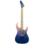 ESP E-II M-II HST QM Indigo Purple Fade elektrische gitaar met koffer