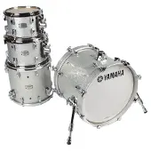 Yamaha Absolute Hybrid Maple Fusion Silver Sparkle 4-delige shellset