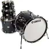 Yamaha Absolute Hybrid Maple Fusion Solid Black 4-delige shellset