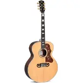 Sigma guitars SGJR-SG200 SG Series All Solid elektrisch-akoestische westerngitaar + softcase