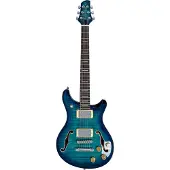 Sire Larry Carlton Q7 Hollow Transparent Blue semi-akoestische gitaar