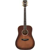D'angelico Excel Lexington Dreadnought E Autumn Burst elektrisch-akoestische westerngitaar met gigbag