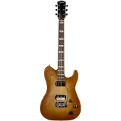 Godin Radium-X Rustic Burst elektrische gitaar met piëzo inclusief gigbag